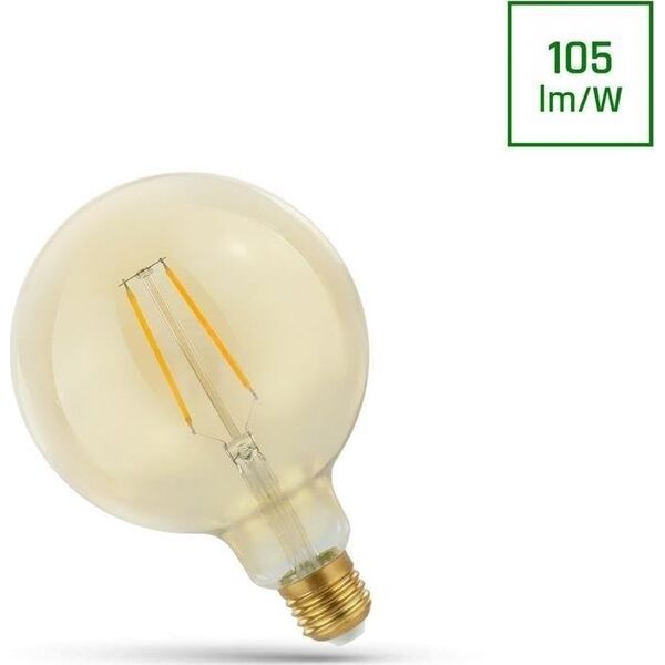 Spectrum LED LED GLOB G125 E-27 230V 2W COG WW RETROSHINE SPECTRUM unihimp 7683760 5902650523012