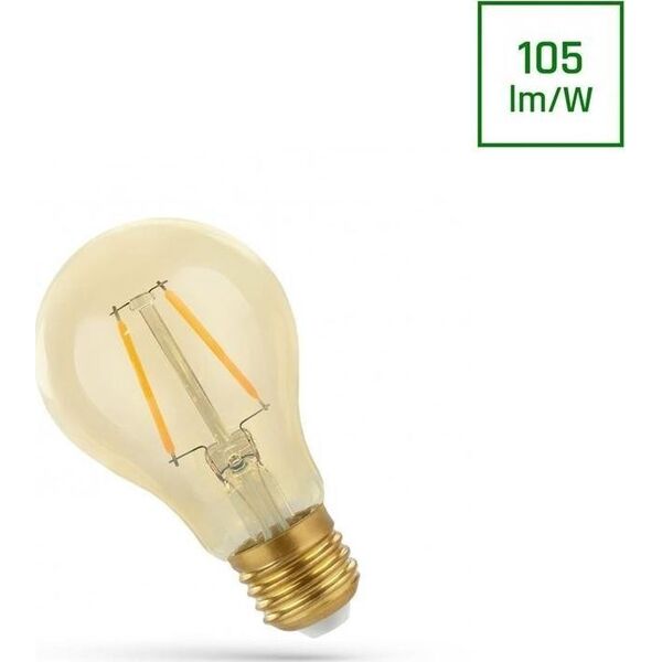 Spectrum LED LED GLS E-27 230V 2W COG WW RETROSHINE SPECTRUM unihimp 7683782 5902650522985