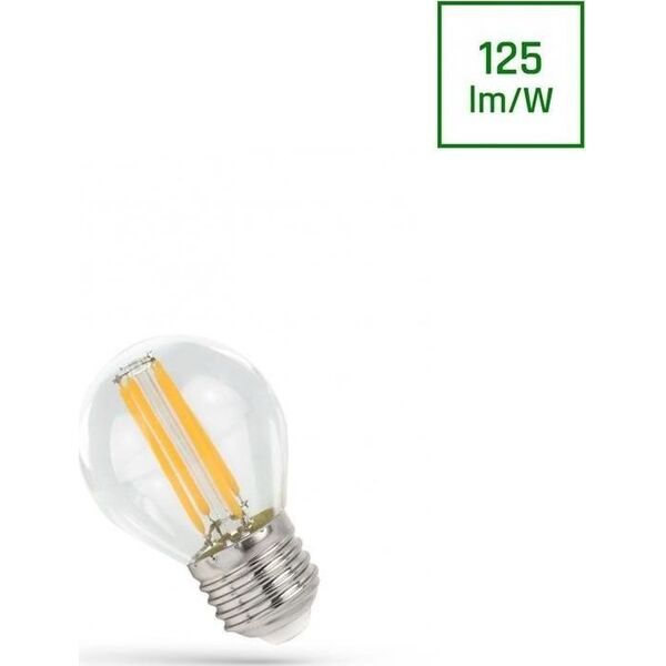 Spectrum LED LED KULKA E-27 230V 4WCOG WW CLEAR SPECTRUM unihimp 7683835 5902650523319