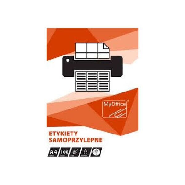MyOffice ETYKIETY A4 MyOFFICE 105 X 37 MM (100) 7699994 5902596500634