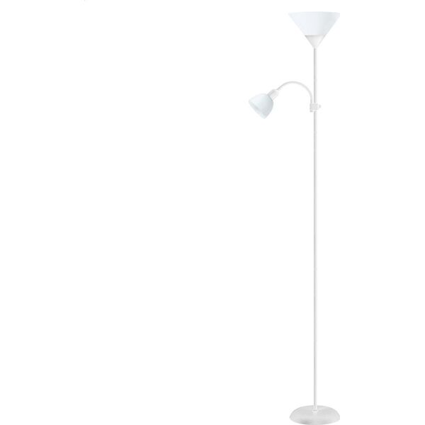 Lampa podłogowa Platinet PLATINET FLOOR LAMP E27+E14 WHITE [45177] 7735030 5907595451772