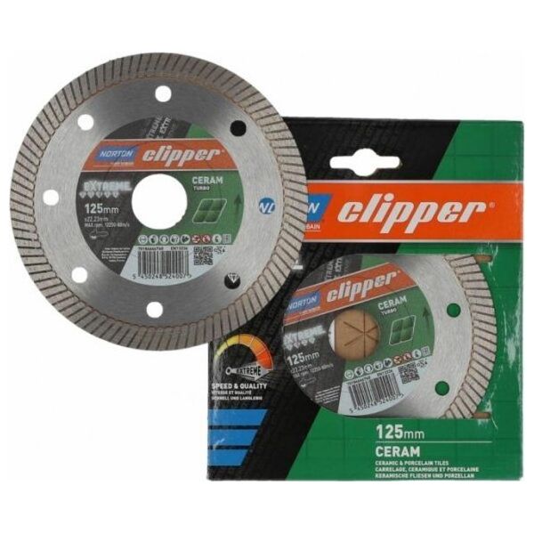 Norton Clipper Tarcza diamentowa EXTREME CERAMIC TURBO 7938810 5450248524007