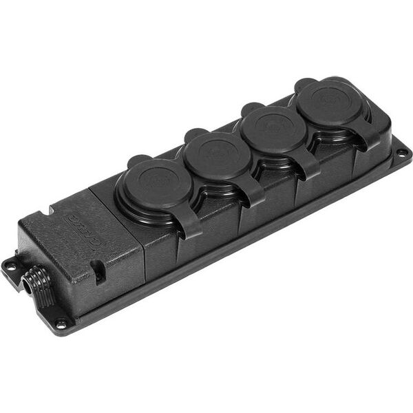 Orno ORNO ROZDZIELACZ WARSZTATOWY 4x GNIAZDA IP44 GUMA OR-AE-13167 7965740 5900378658825