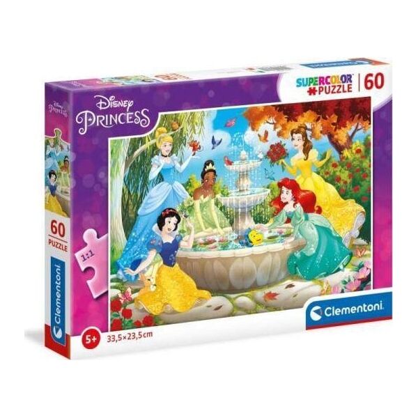 Clementoni Clementoni Puzzle 60el Disney Princess. Księżniczki przy fontannie 26064 7983127 8005125260645