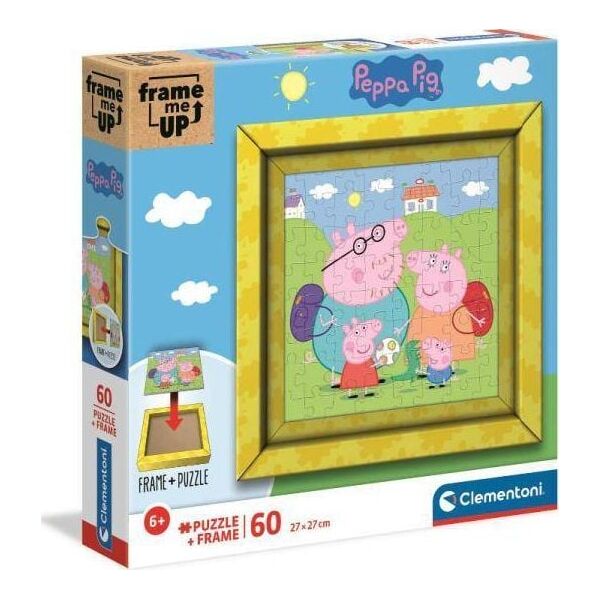 Clementoni Clementoni Puzzle 60el Frame me up Świnka Peppa 38809 7983132 8005125388097