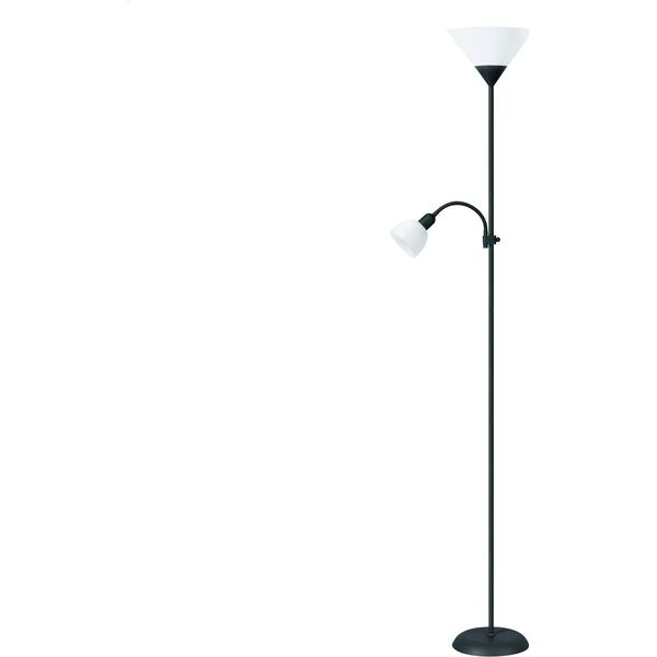 Lampa podłogowa Platinet PLATINET FLOOR LAMP E27+E14 BLACK [45178] 8027683 5907595451789