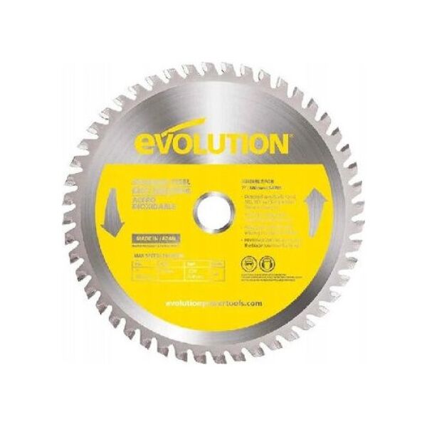 Evolution Piła widiowa TCT do cięcia stali nierdzewnej 185mm / 48z do pilarek 8123934 849713087171