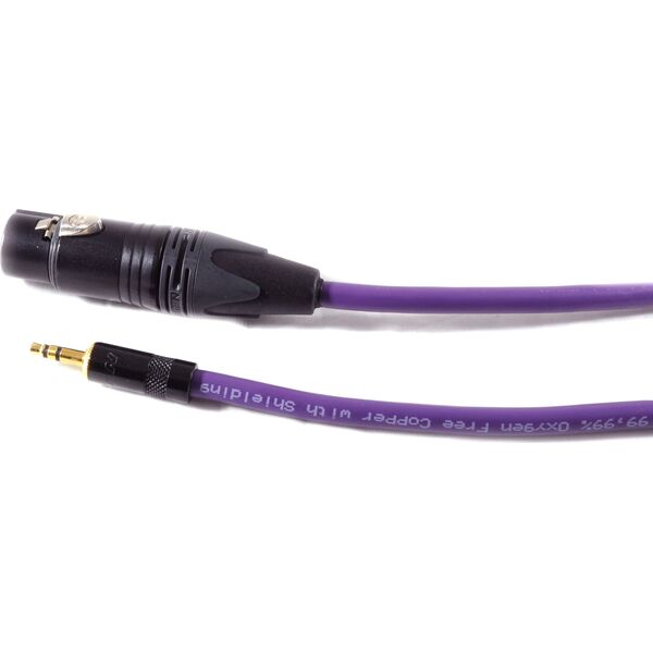 Kabel Melodika Jack 3.5mm - XLR 6m fioletowy 8154511 5907609001986