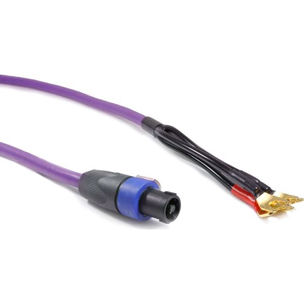 Kabel Melodika Widły - Speakon 15m fioletowy 8154522 5907609007704