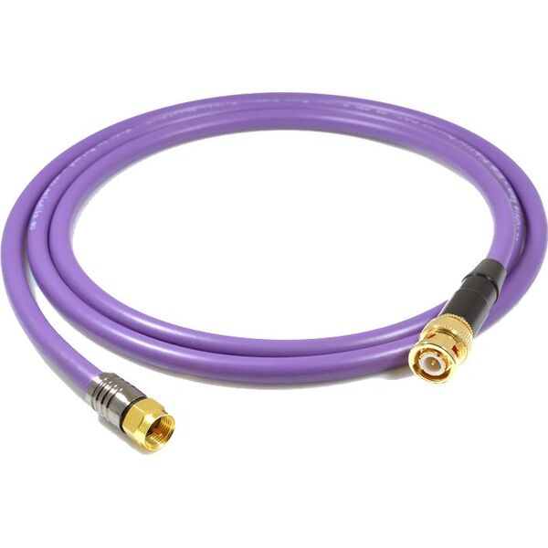 Kabel Melodika BNC - F 17m fioletowy 8154539 5907609007568