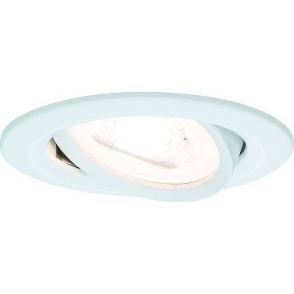Paulmann Oprawa wbudowana Nova ruchoma LED 1x6,5W 2700K 230V GU10 51mm Biały Mat/Aluminium 8197003 4000870934302