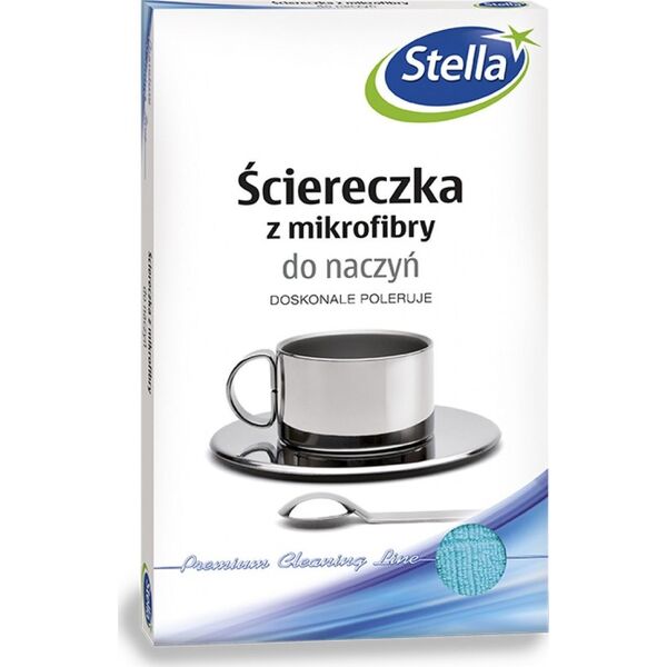 Stella Ściereczka z mikrofibry STELLA, do naczyń, 1 szt., mix 8318412 5903936005734