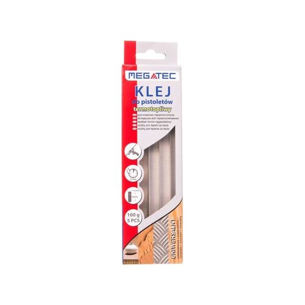 Wkłady klejowe Megatec 11 mm x 200 mm przezroczyste 5 szt. 0.1 kg Termik (BN1051 UNIWERS) 8344008 5904910105105