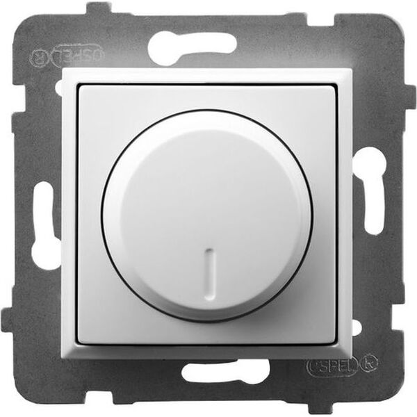 Ospel ARIA Ściemniacz uniwersalny do obciążenia żarowego, halogenowego oraz LED biały ŁP-8UL2/m/00 8368415 5907577482206