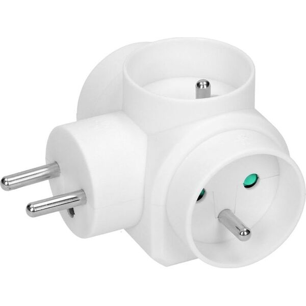 Orno Rozgałęźnik 3x2P+Z OR-AE-13184 (biały) 8369100 5908254801969