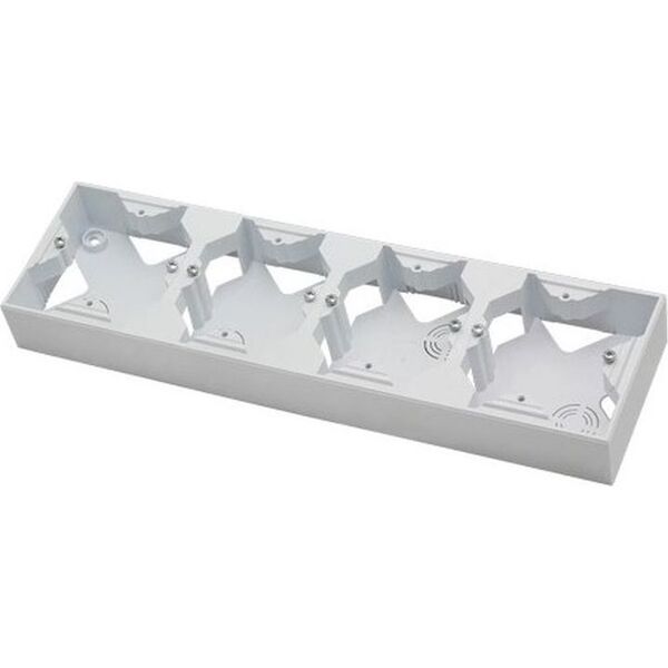 Ospel ARIA Puszka instalacyjna poczwórna biały PNP-4U/00 8369946 5907577482893