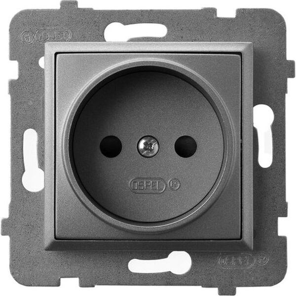 Ospel ARIA Gniazdo pojedyncze szary mat GP-1U/m/70 8374729 5907577484972