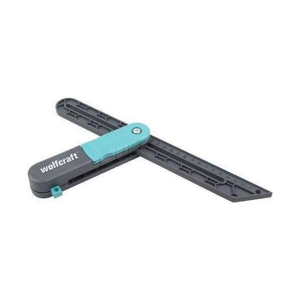 Wolfcraft WOLFCRAFT KĄTOWNIK LAMINAT Z FUNKCJĄ WYZNACZANIA LINI RÓWNOLEGŁYCH WF6958000 8383912 4006885695801