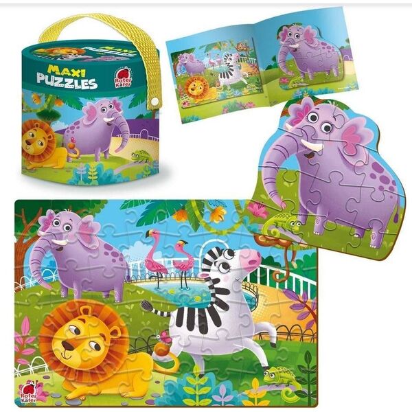 Roter Kafer Maxi Puzzle 2w1 ZOO Zwierzątka RK1080-02 8393187 5903858960296