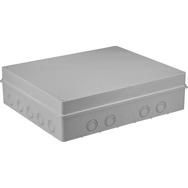 Pawbol sp. z o.o. Puszka n/t hermetyczna 460x380x120 18 osłabień IP56 szara S-BOX 816 8453584 5905793084129