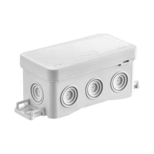 Simet Puszka naścienna 45x40x85mm z dławnicą zintegrowaną samozatrzaskowa seria FASTBOX szara IP54 NS8 35357102 8453606 5907813232183