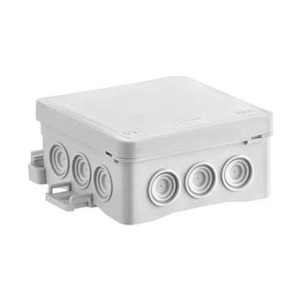 Simet Puszka naścienna 85x40x85mm z dławnicą zintegrowaną samozatrzaskowa seria FASTBOX szara IP54 NS6 35346102 8453607 5907813232169