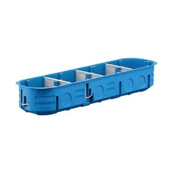 Simet Puszka podtynkowa poczwórna 60mm regips niebieska P4x60K 32326203 8453614 5907813231445