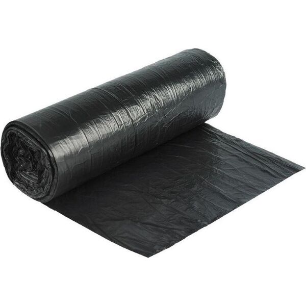 Aglo3 Aglo3 - Worki na śmieci, czarne, folia recyklingowa HDPE, 50 sztuk - 60 l 8503595 5907640540024