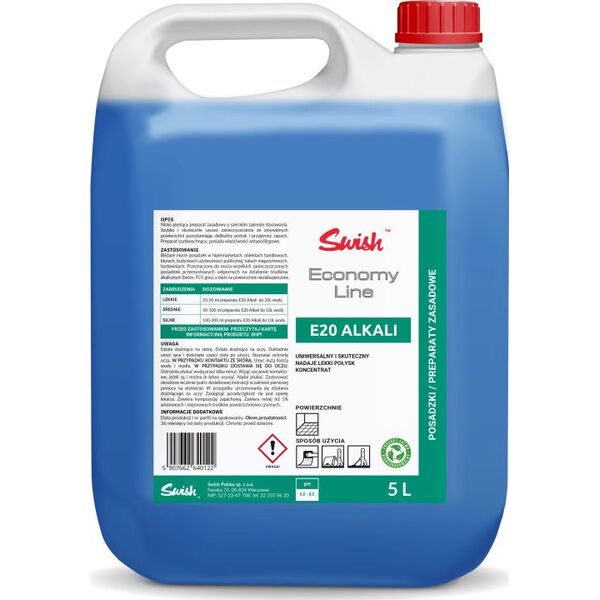 Swish Swish E20 Preparat do czyszczenia powierzchni o działaniu nabłyszczającym 5 l 8504143 5907222514092