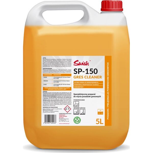 Swish Swish SP - 150 Preparat zasadowy do czyszczenia posadzek z kamionki - 5 l 8504188 5907662640436