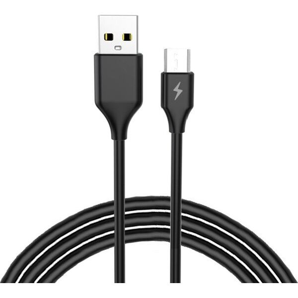 Kabel USB Libox USB-A - microUSB 1 m Czarny (LB0067M) 8597043 5901811404306