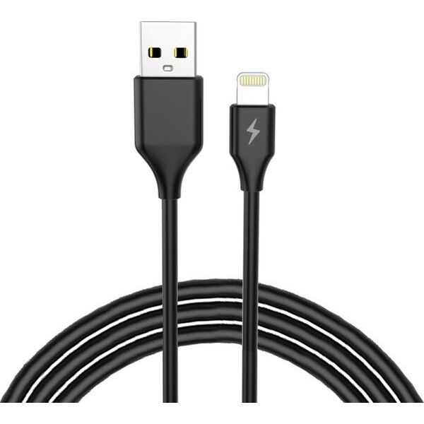 Kabel USB Libox USB-A - Lightning 1 m Czarny (LB0067L) 8597046 5901811404313