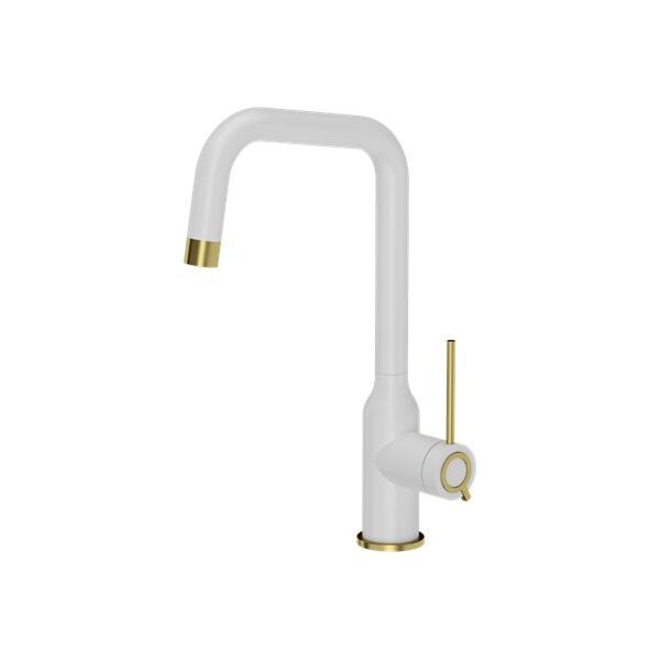 Bateria kuchenna Quadron Natalie Q LINE SteelQ stojąca biały z elementami wykończonymi złotym (84818011) 8648320 5903242537318