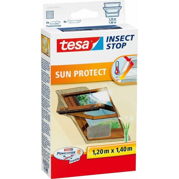 Tesa TESA MOSKITIERA DO OKIEN DACHOWYCH PRZECIWSŁONECZNA 1,2m x 1,4m TS55924-00021-00 8680645 4042448857804