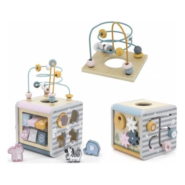 Viga Toys Viga Toys Polar B Activity Box Drewniane Centrum Gier 5w1 8686553 6971608440304