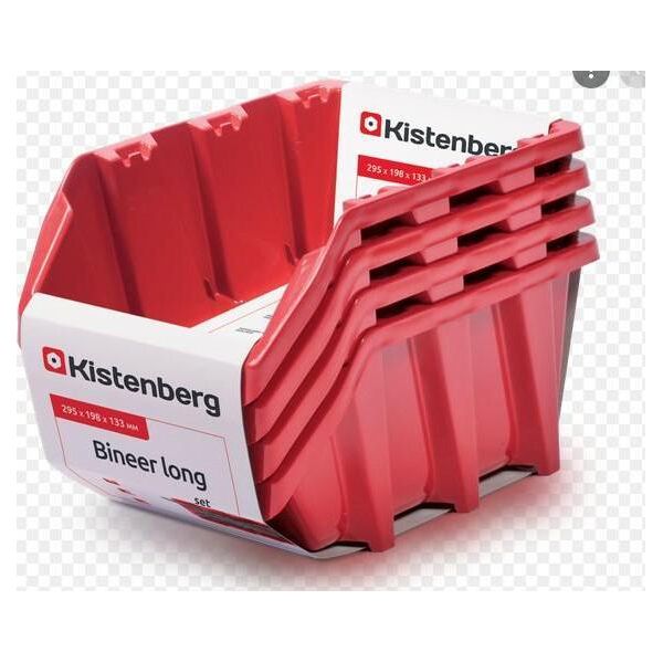 Prosperplast KUWETY 12 BINEER LONG 6SZT CZERWONE 295x198x195mm KBILS30-3020 8690187 5905197287638