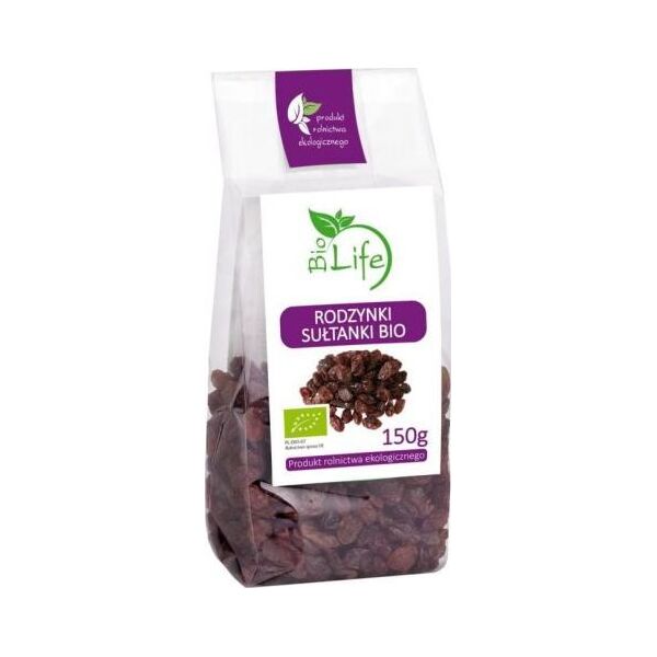 BIO LIFE Rodzynki sułtanki 150g EKO Bio Life 8722898 5901785340402
