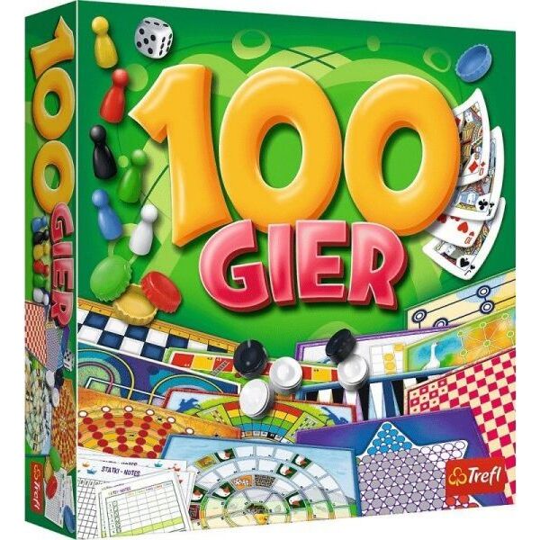 Trefl Gra planszowa 100 gier 8757245 5900511021172