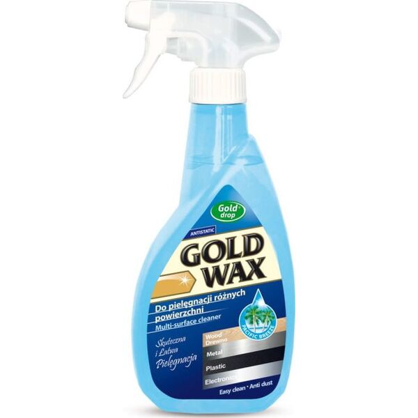 Kamix Gold Wax - Płyn do czyszczenia i pielęgnacji mebli w spray'u, antystatyczny - 400 ml 8860231 5901474004134