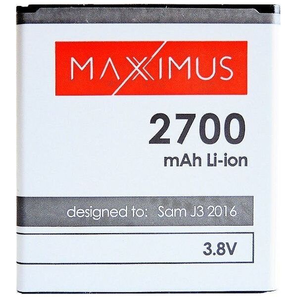 Bateria Maxximus BAT MAXXIMUS SAM J3 2016 2700mAh EB-BG530BBC 8862541 5901313084082