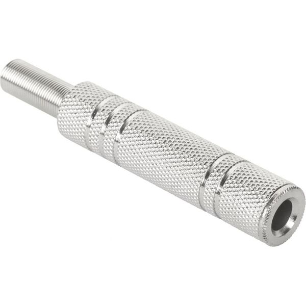 Gniazdo Jack 6,3 mm stereo, metalowy, niklowany | A2-1-1- 1SZT. 8864038 5901436711001