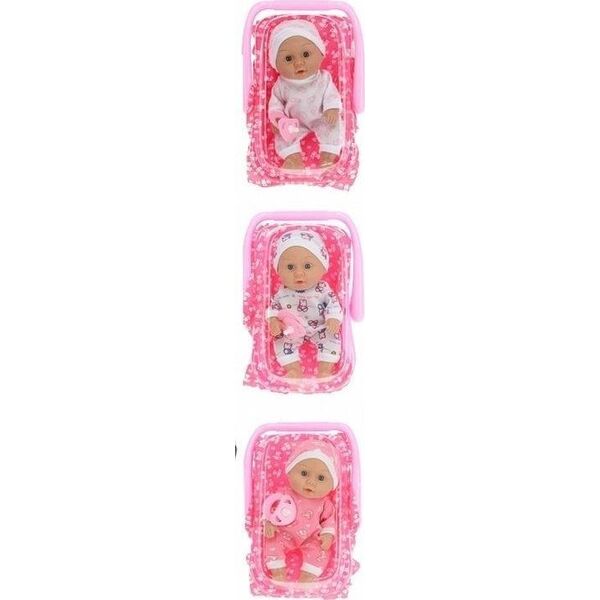 Mega Creative LALKA W NOSIDELKU 20CM MC NELLA BOBAS DISP6/36 9047428 5908275116486
