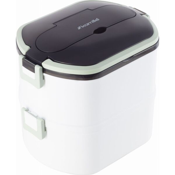 Kamille Pojemnik obiadowy, lunchbox, menażka dwukomorowy 1,5L 9415083 5903148928623