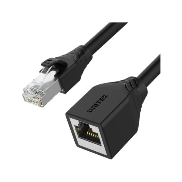 Unitek RJ-45 M-F kat.6 STP 3m (C1896BK-3M) 9474932 4894160046925