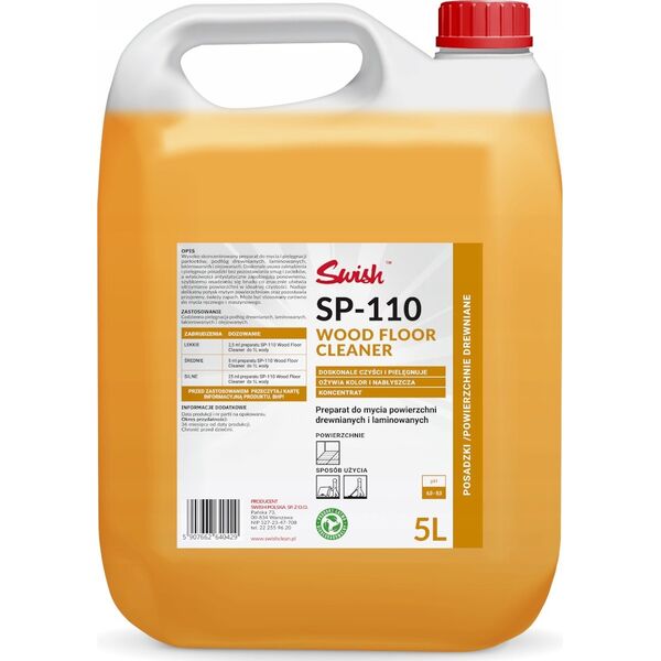 Swish Swish SP-110 Wood Floor Cleaner Płyn do mycia podłóg drewnianych, koncentrat 5 l 9483710 5907662640429