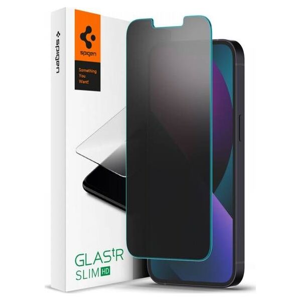 Spigen Szkło hartowane Spigen GLAS.tR Slim Apple iPhone 13/13 Pro Privacy 9534711 8809811851304