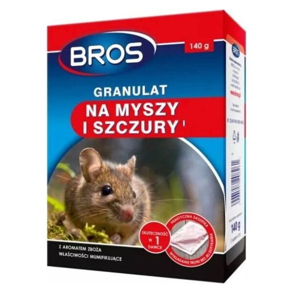 Bros Granulat na myszy i szczury 100 g 9541222 5904517329232