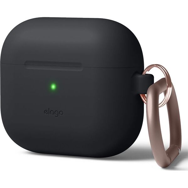 Elago Etui ochronne Hang Silicone do AirPods 3 czarne 9612593 8809667650793
