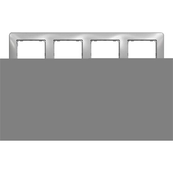 Schneider Electric Sedna Design, Ramka 4-krotna, srebrne aluminium 9642557 3606481482563
