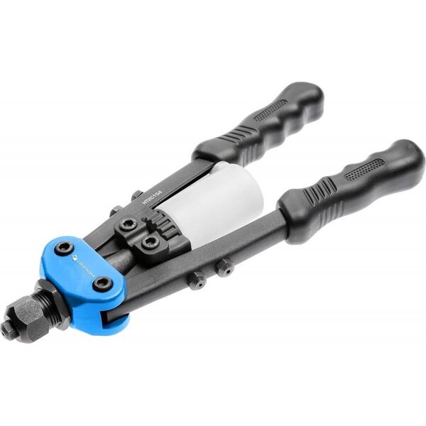 Högert Technik Nitownica dwuręczna krótka 250 mm, 5 wymiennych głowic, maks. 4.8 mm HT2C154 9643659 5901867155023